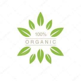 Depositphotos 107133452 Stock Illustration Organic Product Logo With Spiky